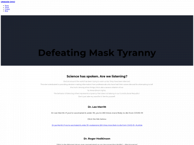 unmaskohio.net snapshot