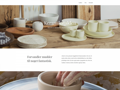 keramikstalden.dk snapshot