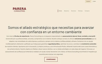 pareraconsulting.com snapshot