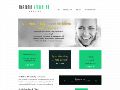 mossberg-medical.se snapshot