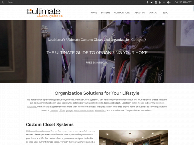 www.ultimateclosetsystems.com snapshot