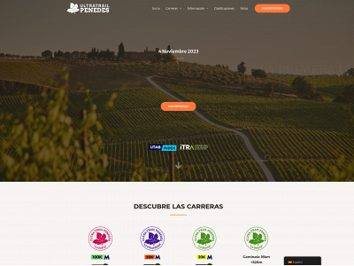 ultratrailpenedes.com snapshot