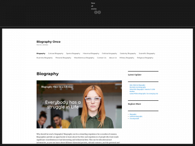 biographyonce.com snapshot