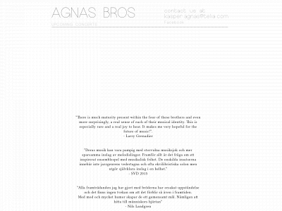 agnasbros.com snapshot
