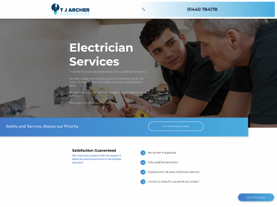 tjarcher.co.uk snapshot