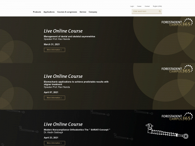 www.forestadent.com snapshot
