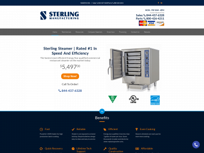 www.sterlingsteamers.com snapshot