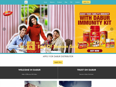 daburdistributorships.in snapshot