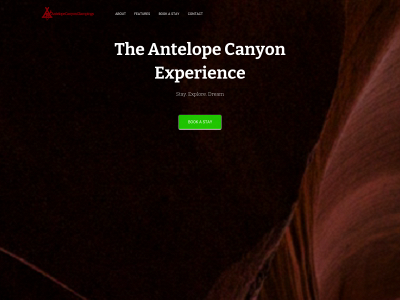 antelopecanyonglampings.com snapshot