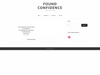 foundconfidence.com snapshot