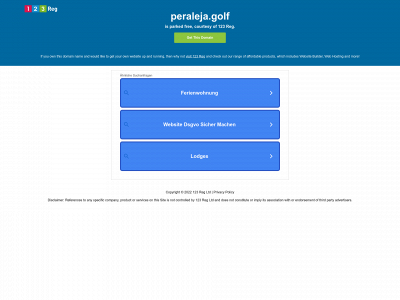 peraleja.golf snapshot