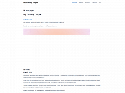 mydreamyteepee.co.uk snapshot