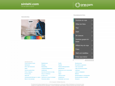 sintahl.com snapshot