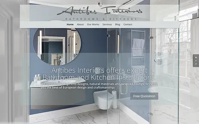 antibesinteriors.co.uk snapshot
