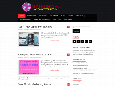 mytechinfo.in snapshot