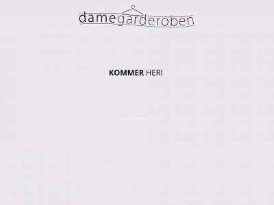damegarderoben.no snapshot