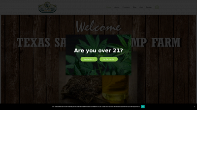 texassandhillshempfarm.com snapshot