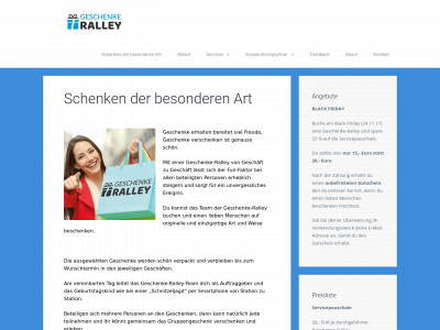 geschenke-rallye.de snapshot