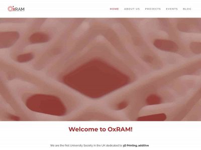 www.oxramsociety.org snapshot