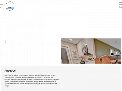 decocreteservices.com snapshot