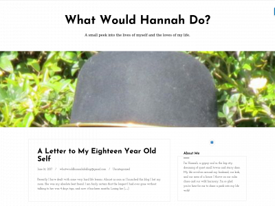 whatwouldhannahdo.com snapshot