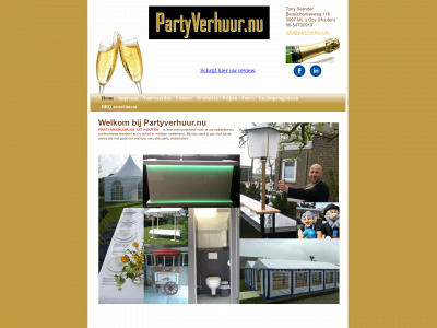 www.partyverhuur.nu snapshot