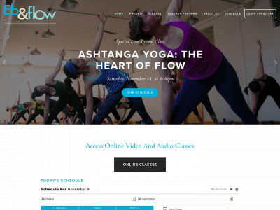 ebandflowyoga.com snapshot