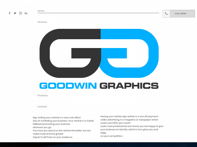 goodwingraphics.co.uk snapshot