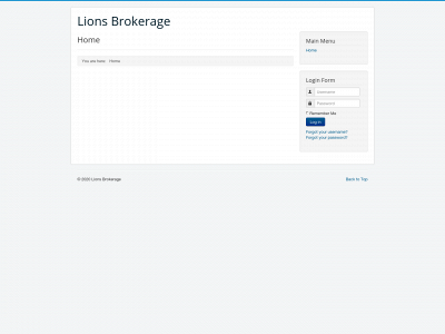 lions-brokerage.com snapshot