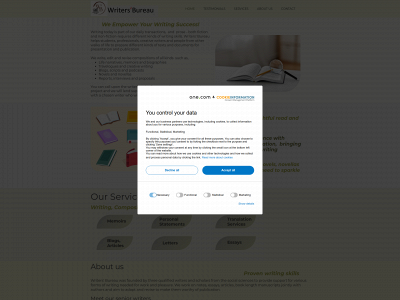writers-bureau.com snapshot