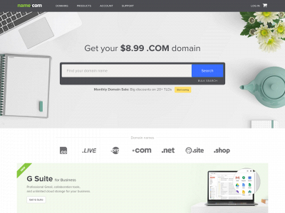 name.com snapshot