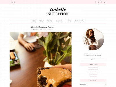 isabellenutrition.com snapshot
