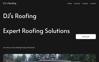 djsroofingcontracting.com snapshot