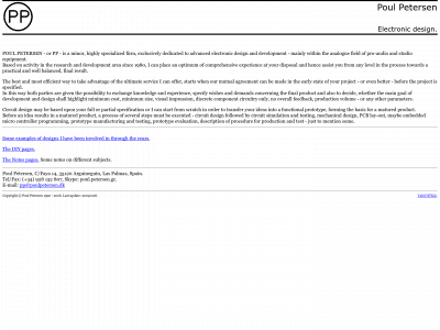poulpetersen.dk snapshot