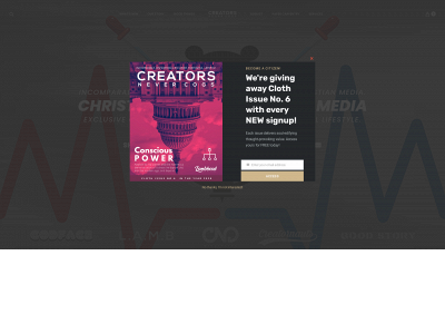 creatorsnevercogs.com snapshot