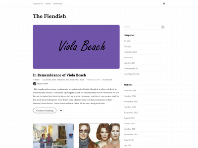 thefiendish.com snapshot