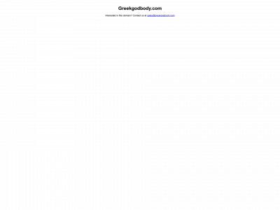 greekgodbody.com snapshot