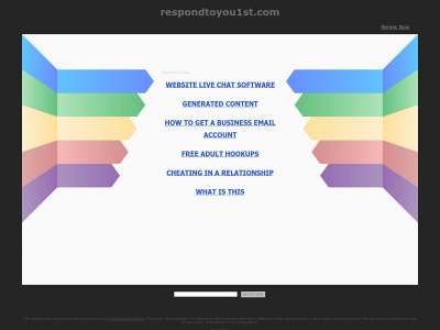 respondtoyou1st.com snapshot