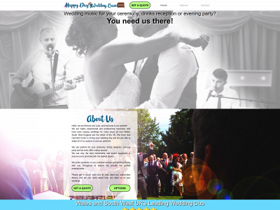 happydayweddingband.co.uk snapshot
