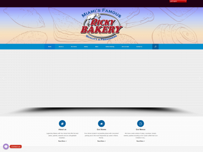 rickybakery.com snapshot