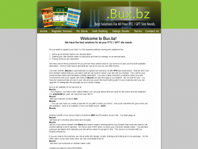 bux.bz snapshot