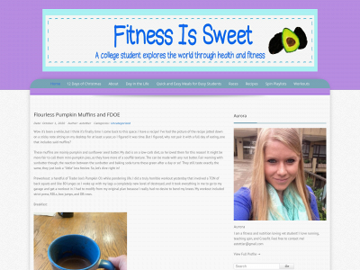 fitnessissweet.com snapshot