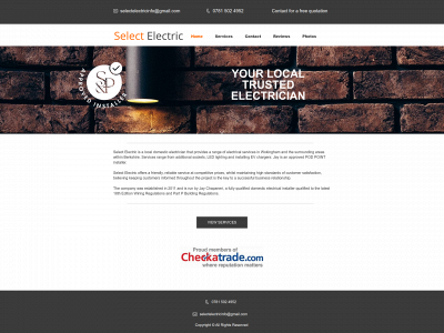 selectelectric.co.uk snapshot