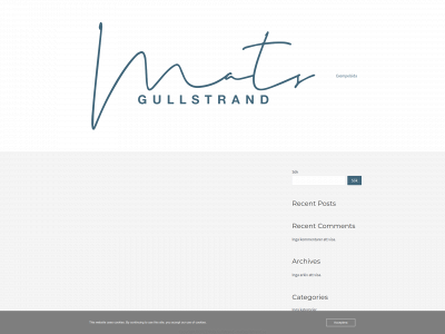 matsgullstrand.se snapshot