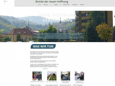 bridgestohope.at snapshot