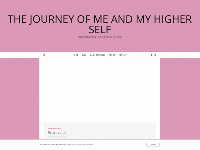 thejourneyofmeandmyhigherself.com snapshot