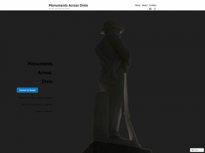 monumentsacrossdixie.com snapshot