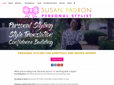 susanpadronstylist.com snapshot