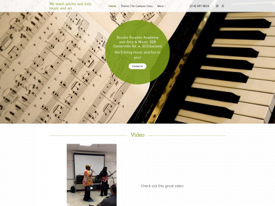 brookspeoplesacademyandarts.com snapshot