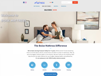 boisemattress.com snapshot